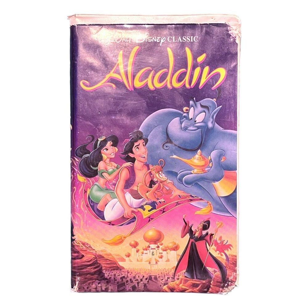Aladdin (VHS, 1993) Disney TESTED Tape And Case